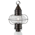 Classic Onion Outdoor Post Mount - Bronze / Clear