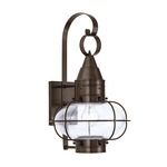 Classic Onion Outdoor Wall Sconce - Bronze / Seedy