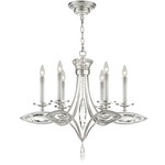 Marquise 843540 Chandelier - Silver Leaf / Hand Cut Faceted Crystal