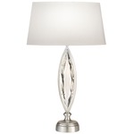 Marquise 210 Table Lamp - Silver Leaf / Hand Cut Faceted Crystal