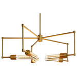 Boomer Edison Chandelier - Brushed Brass