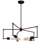 Boomer Edison Chandelier - Bronze