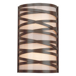 Tempest Wall Light - Flat Bronze / Frosted Glass