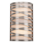 Tempest Wall Light - Metallic Beige Silver / Frosted Glass