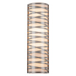 Tempest Wall Light - Metallic Beige Silver / Frosted Glass