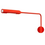 Flo Swing Arm Plug-In Wall Light - Red