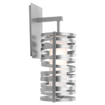 Tempest Hanging Wall Light - Metallic Beige Silver / Frosted Glass
