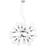 Matrix Doppia Chandelier - Brushed Nickel