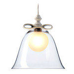 Bell Light Pendant - White / Transparent