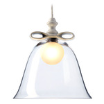 Bell Light Pendant - White / Transparent