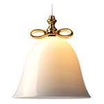 Bell Pendant - Gold / White