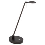 Georges Reading Room LED Round Head Desk Lamp - Copper Bronze Patina