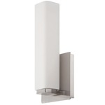 Vogue Wall Sconce - Brushed Nickel / Opal