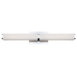 Vogue Bathroom Vanity Light - Chrome / Opal