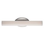 Loft Bathroom Vanity Light - Brushed Nickel / Opal