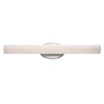 Loft Bathroom Vanity Light - Brushed Nickel / Opal