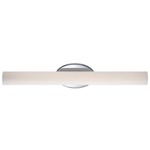 Loft Bathroom Vanity Light - Chrome / Opal