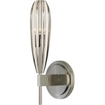 Alicia Crystal Wall Sconce - Polished Nickel / Clear