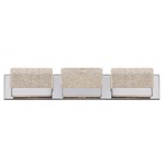 Glacier Bathroom Vanity Light - Chrome / Piastra