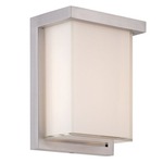 Ledge Outdoor Wall Sconce - Brushed Aluminum / Mitered