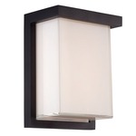 Ledge Outdoor Wall Sconce - Black / Mitered