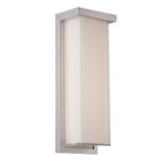 Ledge Outdoor Wall Sconce - Brushed Aluminum / Mitered