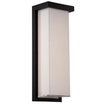 Ledge Outdoor Wall Sconce - Black / Mitered