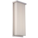 Ledge Outdoor Wall Sconce - Brushed Aluminum / Mitered