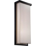 Ledge Outdoor Wall Sconce - Black / Mitered