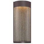 Rain Outdoor Dark Sky Wall Light - Bronze / Clear Seedy