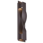 Twist Outdoor Wall Light - Bronze