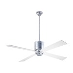Lapa Ceiling Fan - Galvanized Steel / White