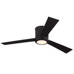 Clarity Hugger Ceiling Fan With Light - Oil Rubbed Bronze / Oil Rubbed Bronze