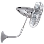 Bruna Parede Wall Fan - Brushed Nickel