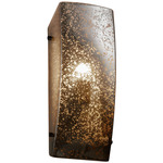 Fusion Rectangular ADA Wall Sconce - Dark Bronze / Mercury