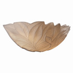 Limoges Leaves Porcelain Bisque Wall Sconce - Leaf