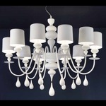 Eva Chandelier - Matte White