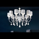 Eva Chandelier - Matte White