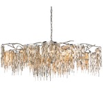 Arthur Oval Chandelier - Nickel