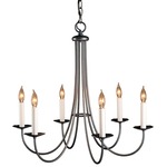 Simple Sweep Chandelier - Dark Smoke