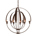 Double Cirque Chandelier - Bronze