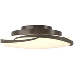 Flora LED Ceiling Light Fixture - Bronze / Opal