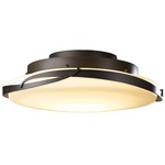 Flora LED Ceiling Light Fixture - Dark Smoke / Opal