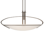 Mackintosh Oval Pendant - Bronze / Opal