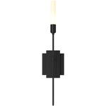 Lisse Wall Sconce - Black / Opal