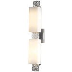 Oceanus Bathroom Vanity Light - Vintage Platinum / Opal