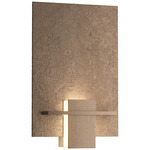 Aperture Wall Sconce - Bronze / White Art