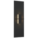 Aperture Vertical Wall Sconce - Black / White Art