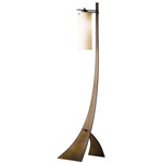 Stasis Glass Floor Lamp - Bronze / Opal