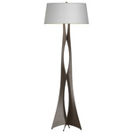Moreau Floor Lamp - Bronze / Natural Anna